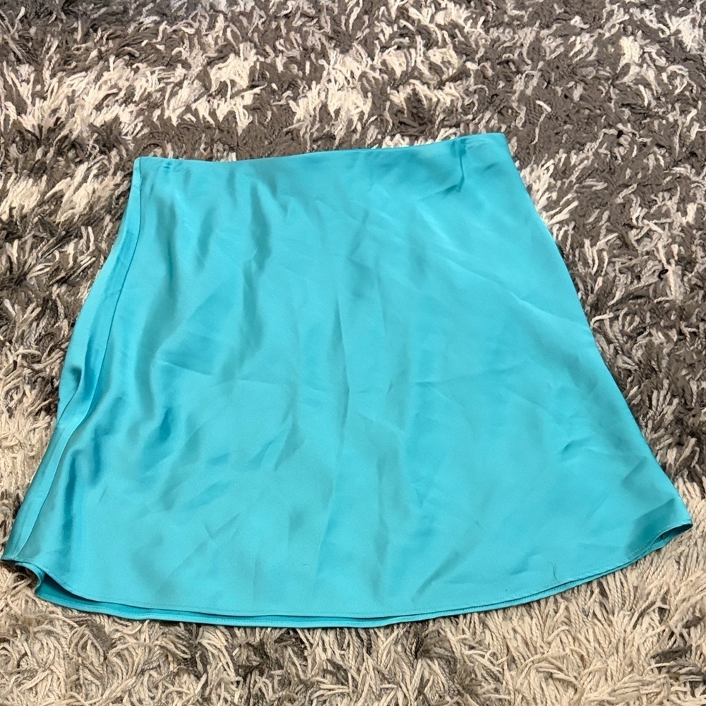J. Crew Vibrant Turquoise Mini Skirt